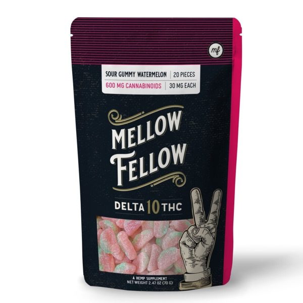 Mellow Fellow Edibles Delta-10 20 pcs